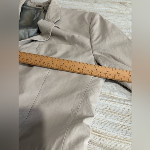 Theory blazer jacket 2 button tan cream size 38 short MENS - Picture 5 of 15